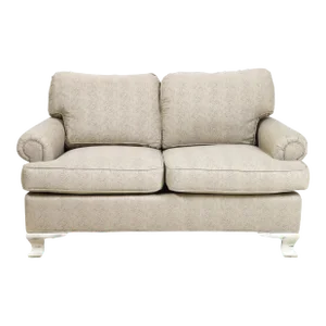 Late 20th Century Southwood Sofa Settee Faux Snakeskin Designer Fabric Made North Carolina Usa