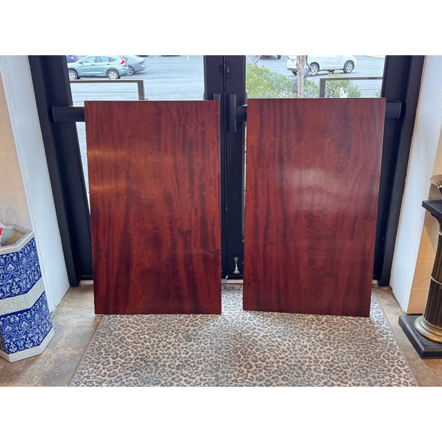 19th Century Mahogany Triple Pedestal Dining Table For Sale - Image 11 of 18