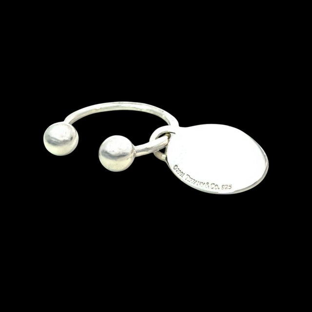 Tiffany & Co Estate Hanging Ornament Keychain Sterling Silver For Sale - Image 10 of 10