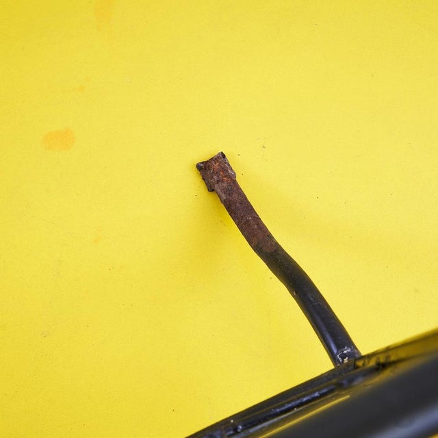 Vintage Wrought Iron Towel Holder, 1940s For Sale - Image 10 of 11