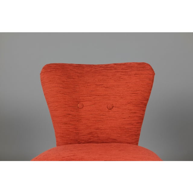 Wood Set of Small Armchair with Footrest, 1960s For Sale - Image 7 of 13