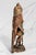 Wonderful Continental Polychrome Antique 18th Century Carved Wood Statue Sculpture Warrior Man Old World European Decor For Sale - Image 15 of 16