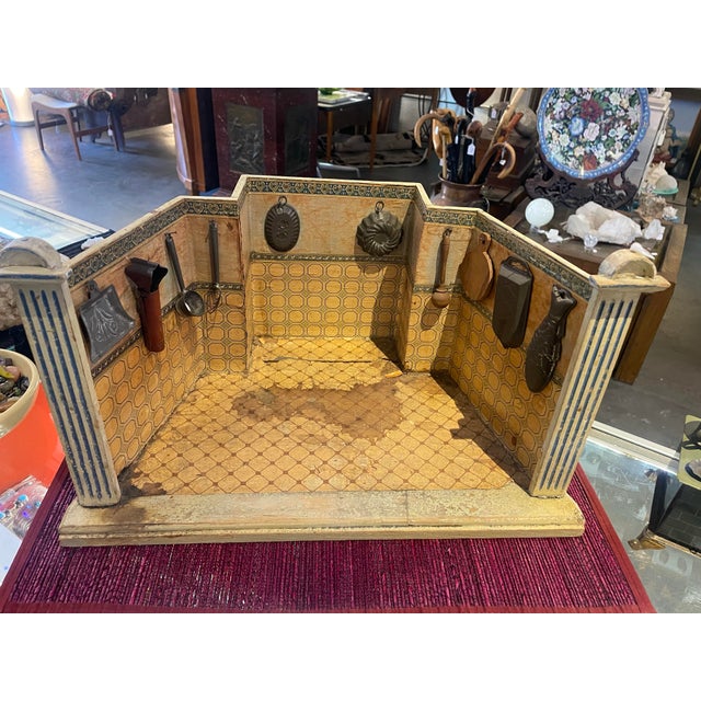 Antique Kitchen Diorama 35 Pieces, Label Reading g.a.. Schwarz Pennsylvania German For Sale - Image 9 of 10