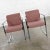 Herman Miller Vintage Mid-Century Modern Mauve Hopsacking & Chrome Tubular Chairs by Peter Protzman for Herman Miller For Sale - Image 4 of 13