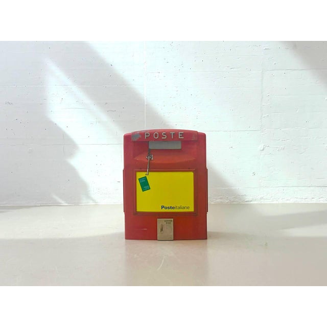 This striking mailbox, crafted from solid sheet steel, is an authentic piece of public infrastructure with a strong design...