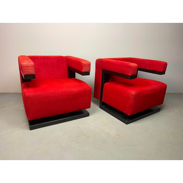 Set of two walter gropius f51 bauhaus lounge chairs for tecta. Germany, 1980s. a striking pair of f51 lounge chairs,...