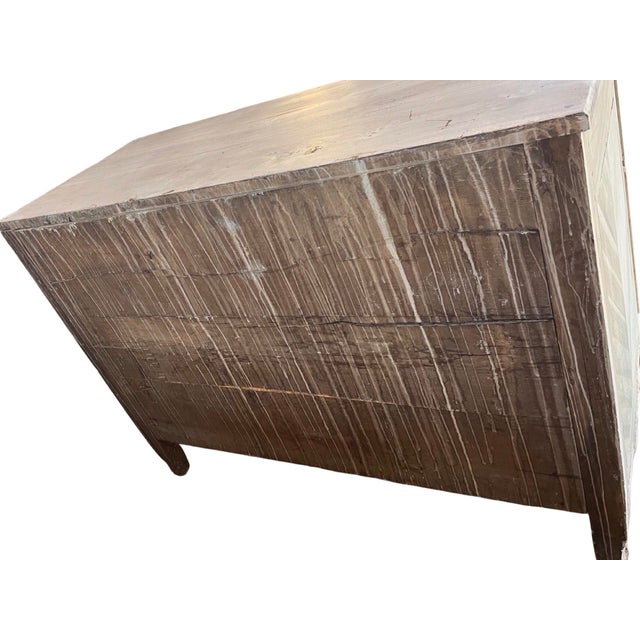 Wood 18th Century Bleached French Walnut Louis XVI Chest of Drawers / Commode For Sale - Image 7 of 12