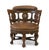 19th Century Carved Oak and Leather Burgermeister Chair For Sale - Image 14 of 14
