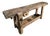 Antique 19th Century Rustic French Oak Workbench For Sale