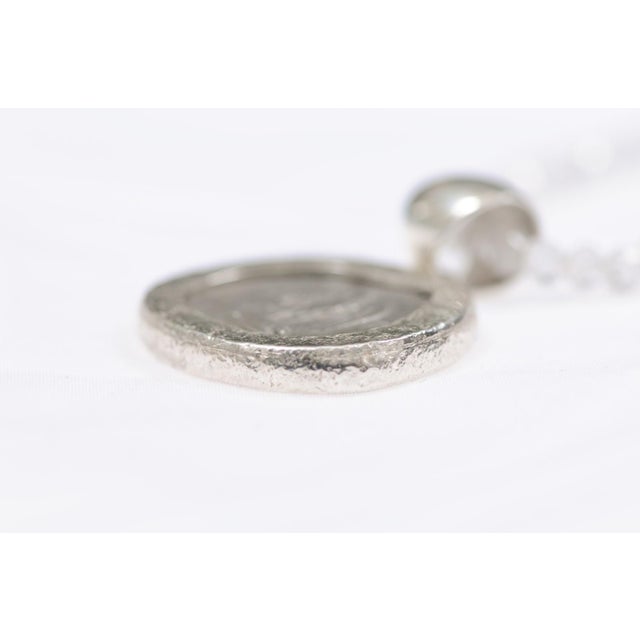 15th Century & Earlier 15th Century Roman Eagle Pendant W/ Silver Trim & Bail (Pendant Only) For Sale - Image 5 of 10