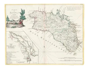 Late 19th Century Map of Minorca
