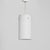 Mid-Century Modern Opaline Glass Cylindrical Pendant Light, 1970s For Sale - Image 3 of 8