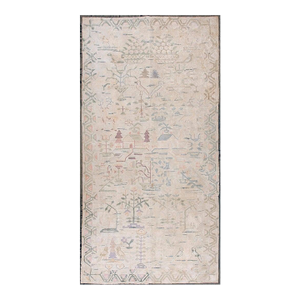 Early 20th Century Scenic American Hooked Rug ( 5" x 10'8" - 196 x 325 )