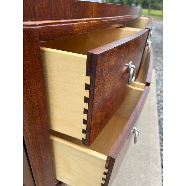 Brown Thomasville Bogart Collection Bel Air Burled Sideboard Buffet For Sale - Image 8 of 12