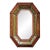 Mid-Century Italian Verre Églomisé Reverse-Painted Glass Mirror For Sale