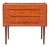 Vintage Danish Mid-Century Teak Three Drawer Chest For Sale
