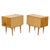 Vintage Rockabilly Nightstands in Light Wood, 1970s, Set of 2 For Sale - Image 11 of 18
