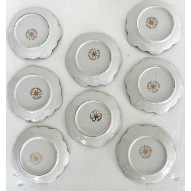 Fornasetti Art Deco Porcelain Coasters by James R. Summers - Set of 8 For Sale - Image 4 of 13