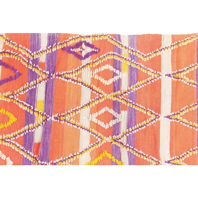 Red Vibrant Vintage Moroccan Rug Doris Leslie Blau For Sale - Image 8 of 10