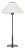 J. Randall Powers by Visual Comfort Signature Hackney Table Lamp in Bronze with Linen Shade For Sale