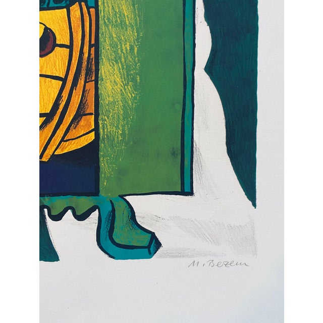 Naftali BezemIsraeli Surrealist Judaica Abstract Lithograph Naftali Bezem For Sale In Miami - Image 6 of 6