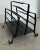 1960s Vintage French Twisted Wrought Iron Magazine Rack For Sale - Image 4 of 12