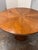 Anthropologie Anthropologie Quillen Marquetry Round Walnut Pedestal Dining Table, 48 Inches For Sale - Image 4 of 12