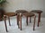Circa 1970 Mahogany Wood Circular Stacking Tables in the Manner of Bruno Rey or Alvar Aalto - Set of 4 For Sale - Image 16 of 18