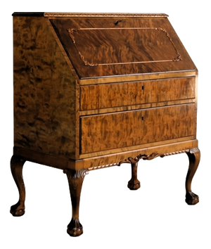 Art Deco Swedish Secretary Cabinet, 1960s