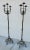 Pair of 1920s Antique Wrought Iron Torchere Candelabras Floor Candle Stands For Sale - Image 12 of 12