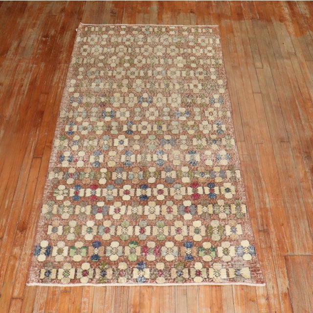 Mid 20th Century Turkish Art Deco Runner For Sale - Image 14 of 18