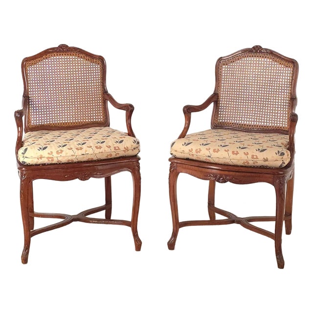 Pair of French Régence-Style Armchairs, 19th Century. Two Pairs Available For Sale