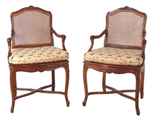 Pair of French Régence-Style Armchairs, 19th Century. Two Pairs Available