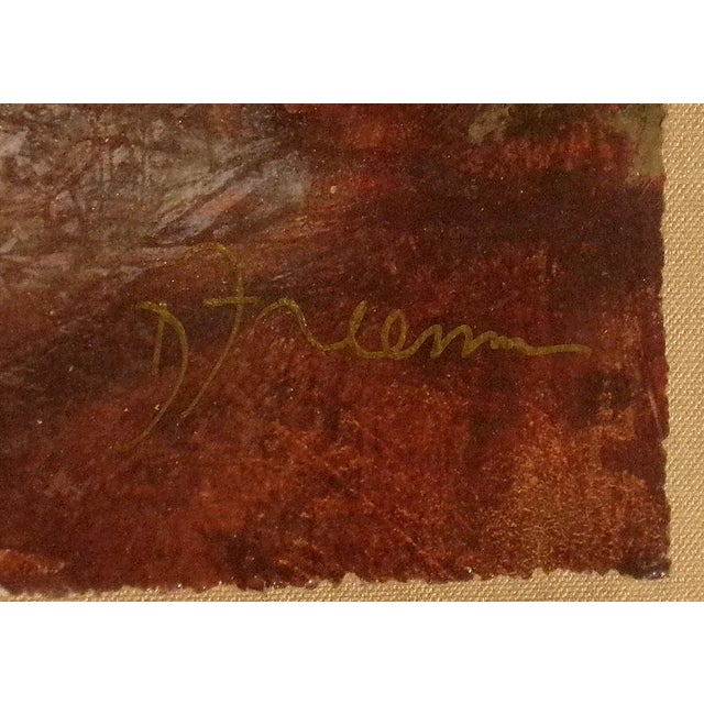 Figurative David Freeman "Secret Garden Ii" Signed Numbered Serigraph For Sale - Image 3 of 6