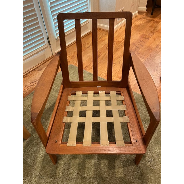 1960s Teak Easy Chair Made in Norway For Sale In Washington DC - Image 6 of 10
