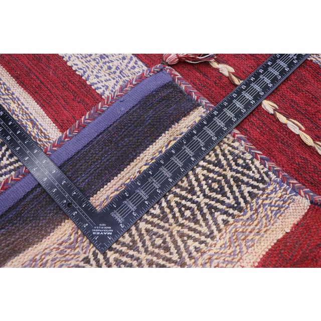 Late 20th Century Vintage Moroccan Kilim Rug - 07'05 X 09'05 For Sale - Image 5 of 9