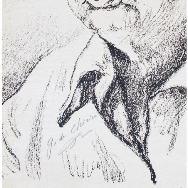 Self Portrait - Original Lithograph by Giorgio De Chirico - 1968 1968 For Sale - Image 4 of 5