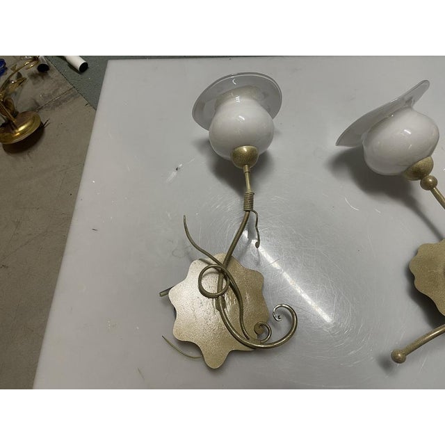 Murano Glass Zonca Sconces, 1980s, Set of 2 For Sale - Image 6 of 11