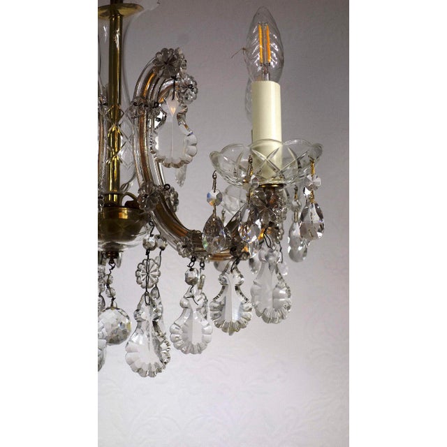Maria Theresia 5-Light Chandelier from Palwa, 1960s For Sale - Image 6 of 11