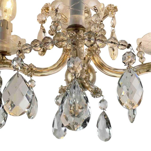 Mid-Century Modern Maria Teresa Crystal Wall Lights, 1950, Set of 2 For Sale - Image 3 of 6