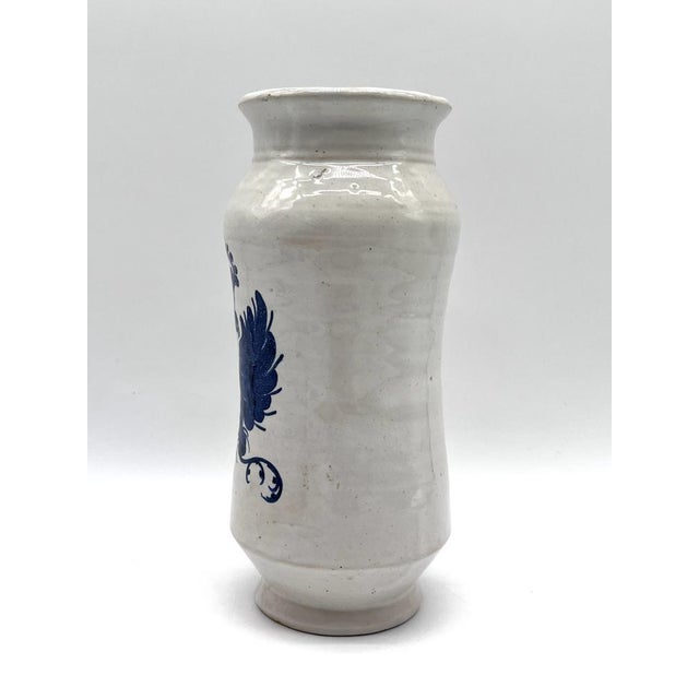 Ceramic Antique Historicism Majolica Apothecary Vase, Faenza, Italy, 1900s For Sale - Image 7 of 15
