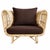 Wood Raw Bamboo Vintage Mantra Club Chair For Sale - Image 7 of 8
