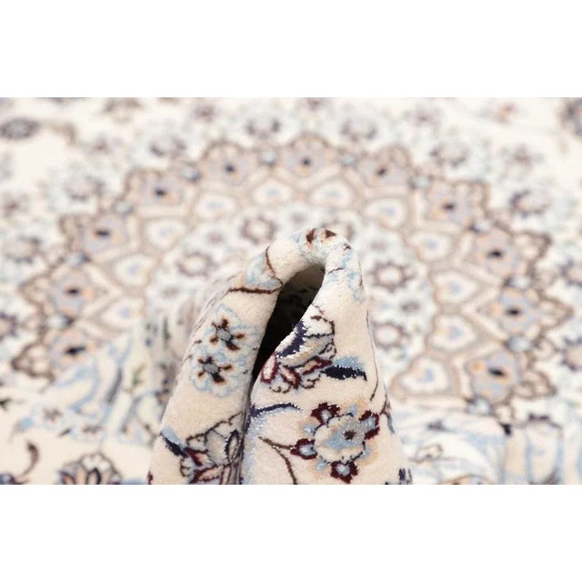 Nain Rug with Floral Pattern For Sale - Image 10 of 11