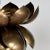 Mid-Century Modern Mid 20th Century Mid Century Modern Brass Lotus Pendant For Sale - Image 3 of 5
