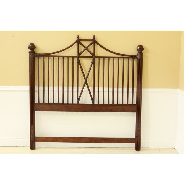 Queen Size Bamboo Island Style Bed Headboard Chairish