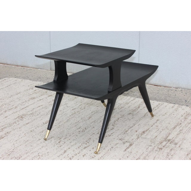 1950s Ico & Luisa Parisi Style Sculptural Italian End Tables For Sale - Image 5 of 13