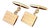 Gold Cufflinks with Guilloche Bands, Set of 2 For Sale