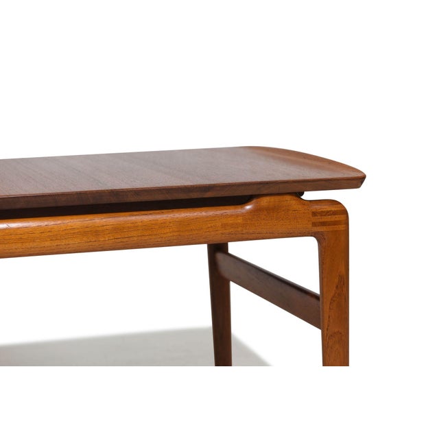 Mid 20th Century Peter Hvidt & Orla Molgaard Nielsen Solid Teak Danish Coffee Table For Sale - Image 9 of 10