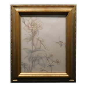 Michael Parkes "Shade of the Rose" Archival Inks Printed on Vellum Hand Signed