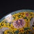 Metal Vintage Chinese Gilt Bronze Cloisonne Bowl - Yellow Ground Crane & Peony - Qianlong Mark For Sale - Image 7 of 8